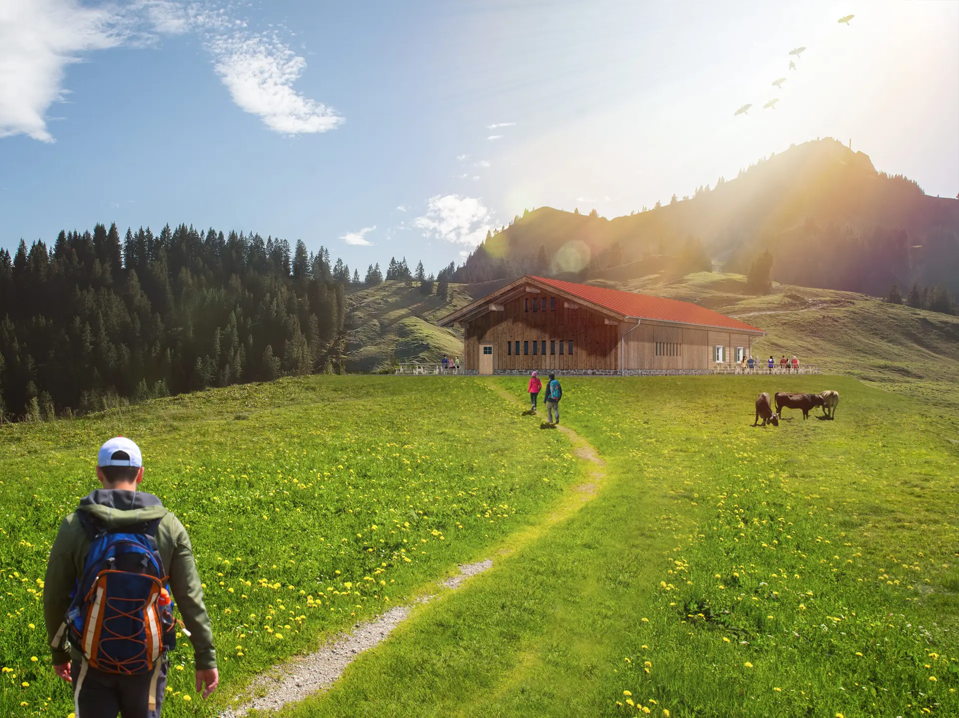 Grünten Bergwelt